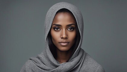 Ethereal Grace: Ethiopian Girls with Soft