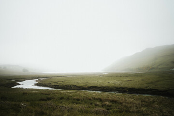 fog in the mountains