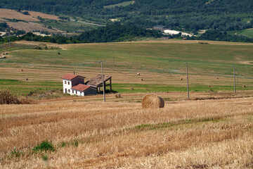 Fototapeta premium Country landscape near Melfi, Basilicata, Italy