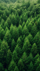 Obraz premium green forest background