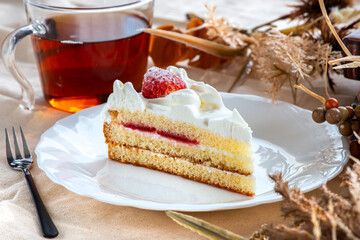 イチゴのショートケーキ
