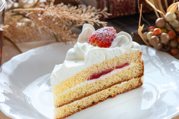 イチゴのショートケーキ
