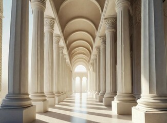 Classical columns row