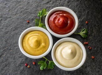 Food condiment  top view