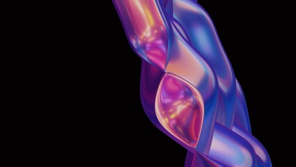 A 3D holographic background for design, featuring a  with a futuristic, visually engaging aesthetic