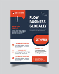  Elegant Unique Business Flyer and Creative Leaflet  Standard Business Flyer Design