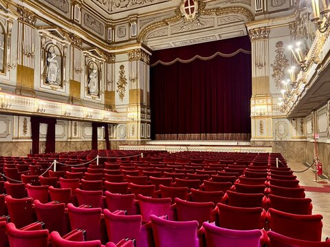 Teather Palazzo Reale di Napoli. Italy