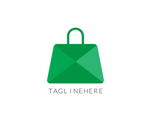 Shopping bag sign symbol logo