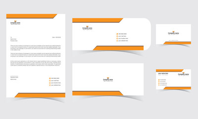 Corporate stationery design.