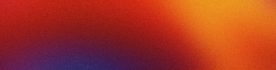 Fototapeta premium Grainy color gradient wave background, color banner poster cover abstract design, copy space