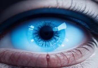 Naklejka premium blue eye