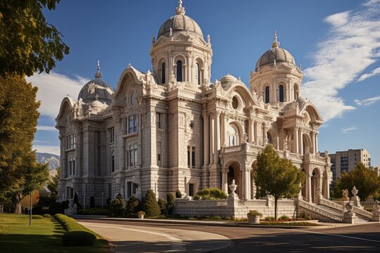 European-style cathedral. UNESCO and World Heritage Site.