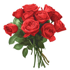 Bouquet of red Roses