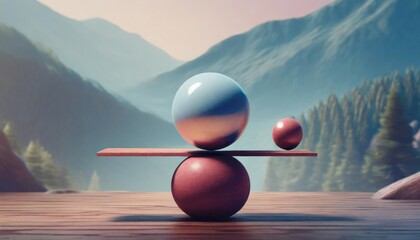 Ball and balance metaphor