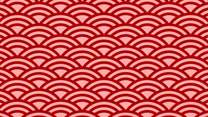 Chinese cloud or river seamless design pattern vector.