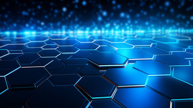 Hexagon technology wallpaper