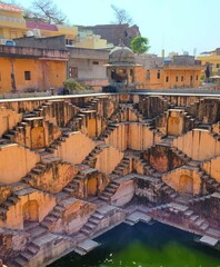 Amer Stepwell in the pink city of Jaipur