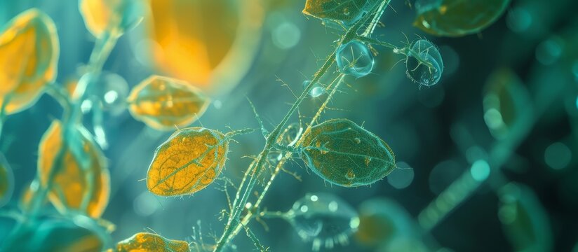 A recent CRISPR technology experiment used a plant protoplast cell photomicrograph.