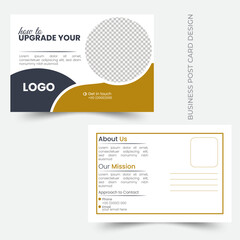 Vector Modern Business Post Card Design