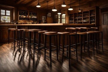 interior of a counter in restaurant