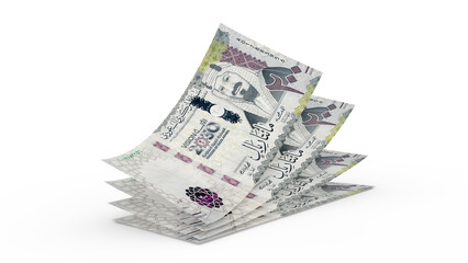 Saudi Arabia 200 Riyals Banknotes.