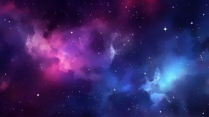 Naklejka premium Sparkling starry night sky background