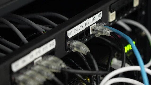 Connecting internet cable to a server