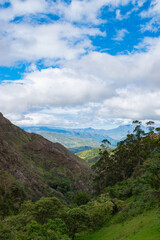 clouds over the mountains