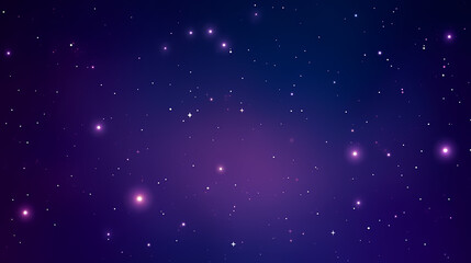 Fototapeta premium Sparkling starry night sky background
