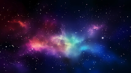 Gradient abstract stars background, starry night sky