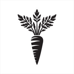 Carrot icon. fresh nature food icon
