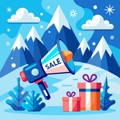 Obraz premium winter sale