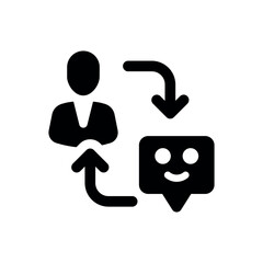 chatbot icon vector illustration