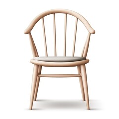 Classic Scandinavian chair with wooden details