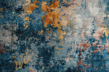 Modern distressed carpet and rug designs with vibrant colors.