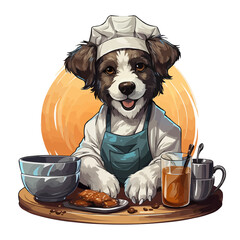 The Pawista! Chuckle along with this lovable dog as it embraces its role as a coffee enthusiast