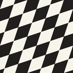Obraz premium Vector seamless pattern. Repeating geometric elements. Stylish monochrome background design.