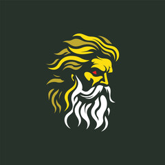 Zeus logo design vector illustration
