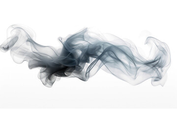 Abstract black and gray smoke g a soft cloudy on transparent png.