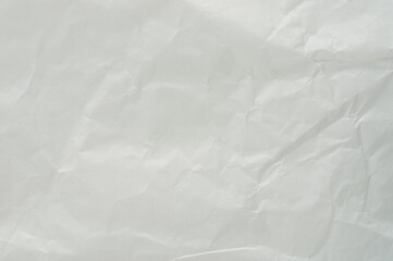 Crumpled white paper background