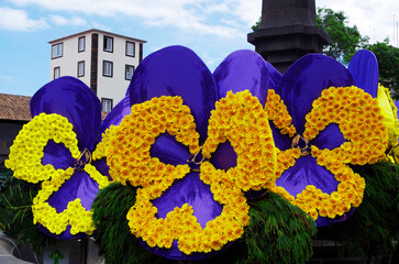 Madeira Flower Festival in Funchal. Madeira, Portugal.