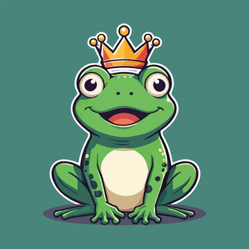 vector of cute frog