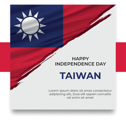social media post templates with the theme of world countries' independence day