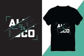 Text Effect T-Shirt Design Vector