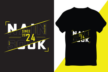 Text Effect T-Shirt Design Vector