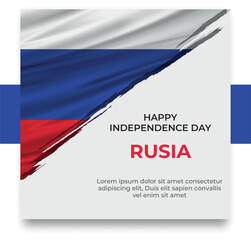 social media post templates with the theme of world countries' independence day