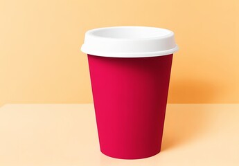 mockup dis posable coffee