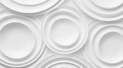 white gray colors with circle lines pattern modern design business concept. circles white background. 