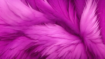 Obraz premium Stylish Pink and Purple Soft Feathers Background