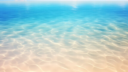 Fototapeta premium Abstract beautiful beach background with crystal clear water